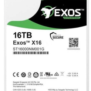 16 TB SEAGATE 3.5 EXOS SATA X18 512E 7200RPM 256MB ST16000NM001J (RESMI DIST GARANTILI) 
