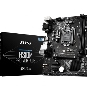 MSI H310M PRO-VDH PLUS DDR4 1XVGA 1XHDMI 1XDVI MATX 1151V2 (9. VE 8. NESİL İŞLEMCİ UYUMLU) 