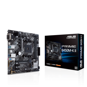 ASUS PRIME B450M-K II DDR4 4400MHZ 1XVGA 1XHDMI 1XDVI 1XM.2 USB 3.2 MATX AM4 (2. VE 1.NESİL İŞLEMCİ UYUMLU) 